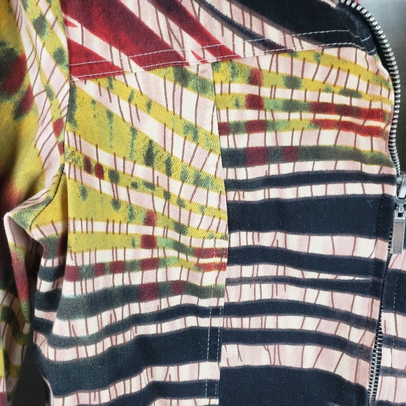 Draper's & Damon's Zip Animal Print Blazer Jacket - Picture 3 of 11